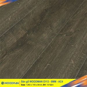 Sàn gỗ WOODMAN O113 8mm