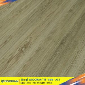 Sàn gỗ WOODMAN T18 8mm