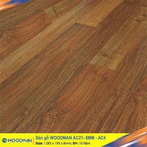 Sàn gỗ WOODMAN O24 8mm